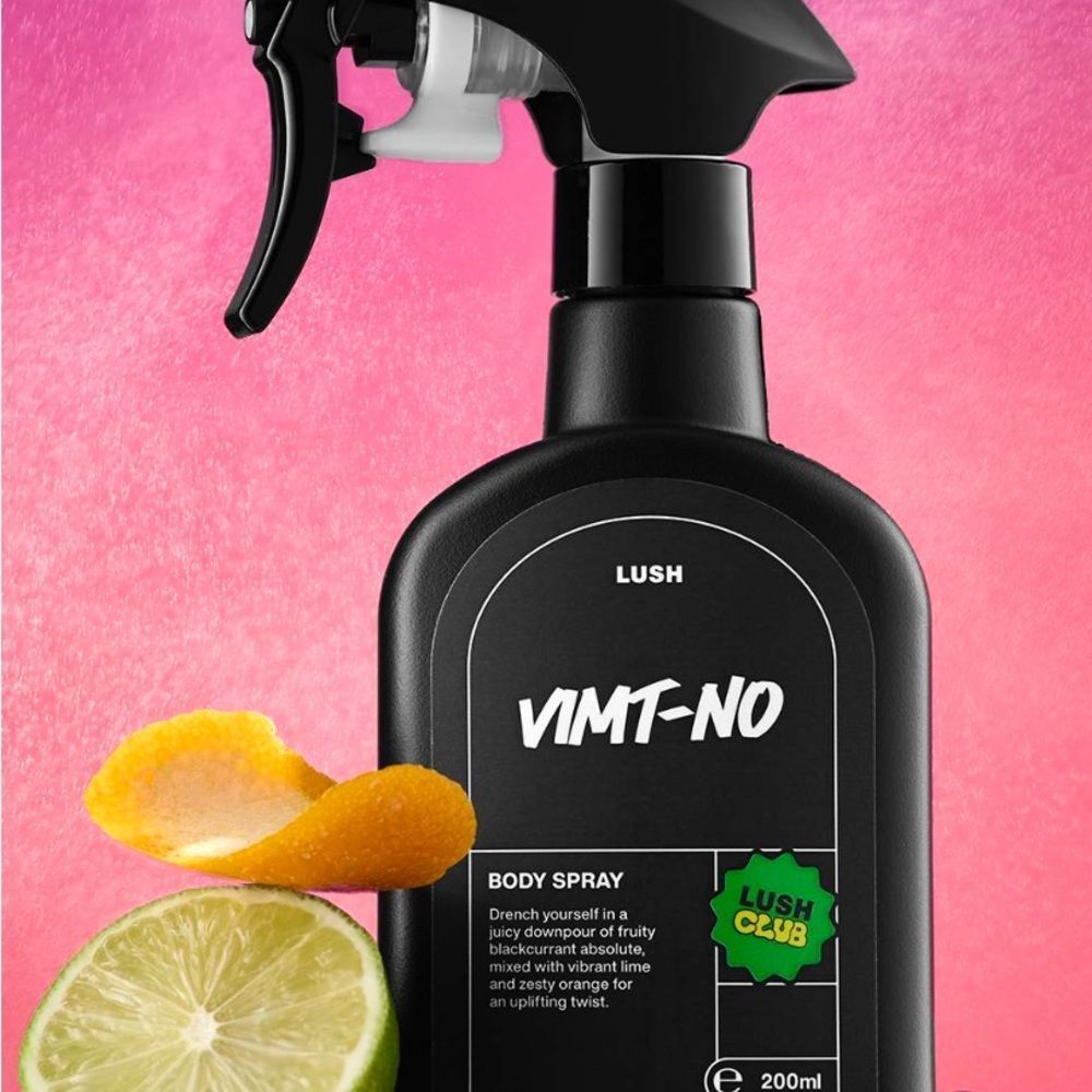 Lush VIMT-NO Body Spray - 6.7 oz BRAND NEW